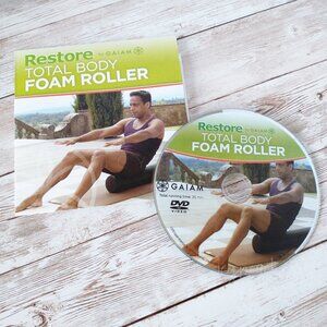 Restore by GAIAM, Muscle Therapy Foam Roller DVD (Disc Only) Exercise Fitness